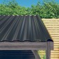 vidaXL Paneles tejado 36 uds acero recubierto gris antracita 80x36 cm vidaXL Paneles tejado 36 uds acero recubierto gris antracita 80x36 cm