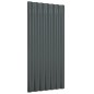 vidaXL Paneles tejado 36 uds acero recubierto gris antracita 80x36 cm vidaXL Paneles tejado 36 uds acero recubierto gris antracita 80x36 cm