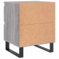 vidaXL Mesita de noche 2 uds madera ingeniería gris Sonoma 40x35x50 cm vidaXL Mesita de noche 2 uds madera ingeniería gris Sonoma 40x35x50 cm