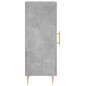 vidaXL Aparador de madera contrachapada gris hormigón 34,5x34x90 cm
