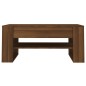 vidaXL Mesa de centro madera contrachapada roble marrón 102x55x45 cm vidaXL Mesa de centro madera contrachapada roble marrón 102x55x45 cm