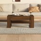 vidaXL Mesa de centro madera contrachapada roble marrón 102x55x45 cm vidaXL Mesa de centro madera contrachapada roble marrón 102x55x45 cm