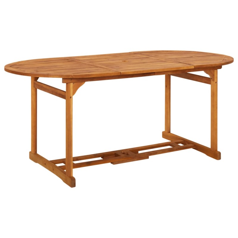 vidaXL Mesa de comedor jardín 180x90x75 cm madera maciza de acacia vidaXL Mesa de comedor jardín 180x90x75 cm madera maciza de acacia