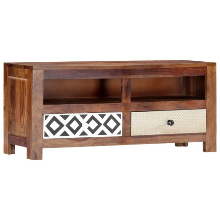 vidaXL Mueble de TV madera maciza de Sheesham 90x30x40 cm