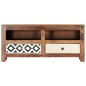 vidaXL Mueble de TV madera maciza de Sheesham 90x30x40 cm