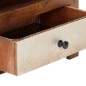 vidaXL Mueble de TV madera maciza de Sheesham 90x30x40 cm