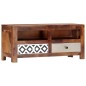 vidaXL Mueble de TV madera maciza de Sheesham 90x30x40 cm