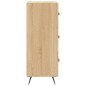 vidaXL Aparador madera contrachapada color roble Sonoma 34,5x34x90 cm vidaXL Aparador madera contrachapada color roble Sonoma 34,5x34x90 cm