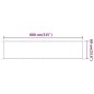 vidaXL Toldo vertical blanco 60x800 cm tela oxford vidaXL Toldo vertical blanco 60x800 cm tela oxford
