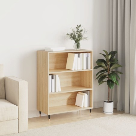 vidaXL Estantería madera de ingeniería roble Sonoma 69,5x32,5x90 cm