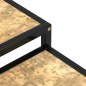 vidaXL Mesas de centro 2 unidades MDF negro y amarillo