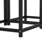 vidaXL Mesas de centro 2 unidades MDF negro y amarillo