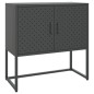vidaXL Aparador de acero antracita 75x35x75 cm vidaXL Aparador de acero antracita 75x35x75 cm