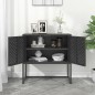 vidaXL Aparador de acero antracita 75x35x75 cm vidaXL Aparador de acero antracita 75x35x75 cm