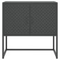 vidaXL Aparador de acero antracita 75x35x75 cm vidaXL Aparador de acero antracita 75x35x75 cm