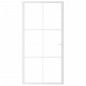 vidaXL Puerta interior vidrio EGS y aluminio blanco 102,5x201,5 cm vidaXL Puerta interior vidrio EGS y aluminio blanco 102,5x201,5 cm