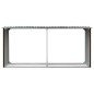 vidaXL Casetilla para leña acero galvanizado marrón 330x92x153 cm vidaXL Casetilla para leña acero galvanizado marrón 330x92x153 cm