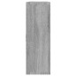 vidaXL Estantería de pared con 8 compartimentos gris Sonoma vidaXL Estantería de pared con 8 compartimentos gris Sonoma