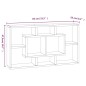vidaXL Estantería de pared con 8 compartimentos gris Sonoma vidaXL Estantería de pared con 8 compartimentos gris Sonoma