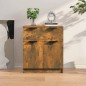 vidaXL Aparador madera contrachapada color roble ahumado 60x30x70 cm vidaXL Aparador madera contrachapada color roble ahumado 60x30x70 cm