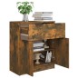 vidaXL Aparador madera contrachapada color roble ahumado 60x30x70 cm vidaXL Aparador madera contrachapada color roble ahumado 60x30x70 cm