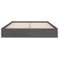 vidaXL Estructura de cama madera maciza gris 120x200 cm vidaXL Estructura de cama madera maciza gris 120x200 cm