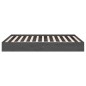 vidaXL Estructura de cama madera maciza gris 120x200 cm vidaXL Estructura de cama madera maciza gris 120x200 cm