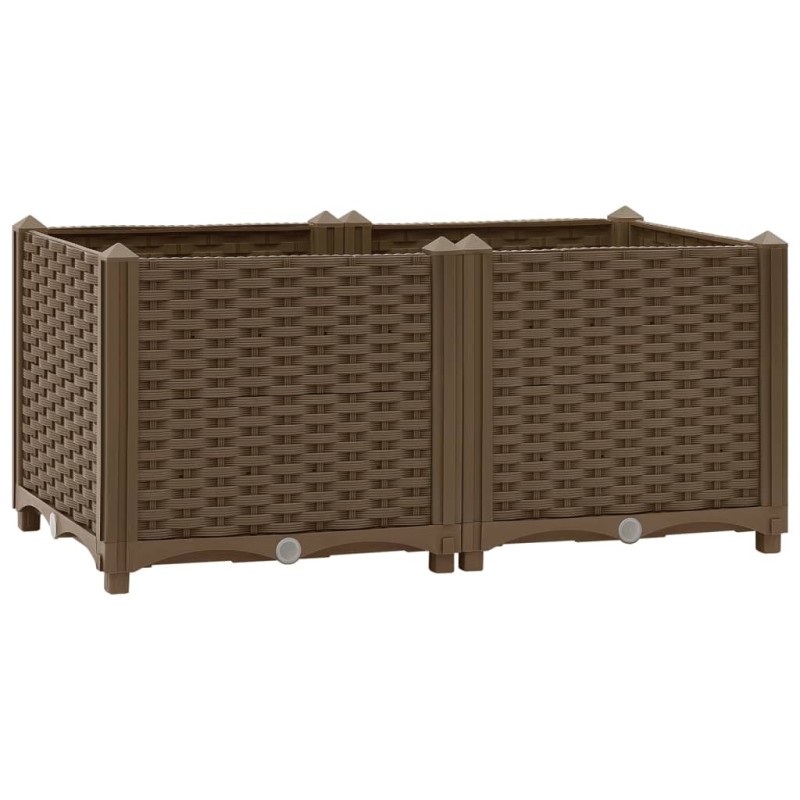 vidaXL Arriate 80x40x38 cm polipropileno vidaXL Arriate 80x40x38 cm polipropileno