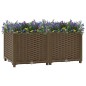 vidaXL Arriate 80x40x38 cm polipropileno vidaXL Arriate 80x40x38 cm polipropileno