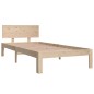 vidaXL Estructura de cama de madera maciza de pino 90x200 cm vidaXL Estructura de cama de madera maciza de pino 90x200 cm