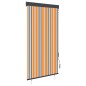 vidaXL Estor enrollable de exterior amarillo y azul 80x250 cm vidaXL Estor enrollable de exterior amarillo y azul 80x250 cm