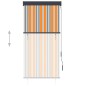 vidaXL Estor enrollable de exterior amarillo y azul 80x250 cm vidaXL Estor enrollable de exterior amarillo y azul 80x250 cm