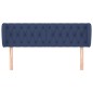 vidaXL Cabecero de tela azul 147x23x78/88 cm vidaXL Cabecero de tela azul 147x23x78/88 cm