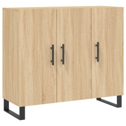 vidaXL Aparador de madera de ingeniería roble Sonoma 90x34x80 cm
