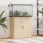 vidaXL Soporte para acuario madera ingeniería roble Sonoma 81x36x73 cm