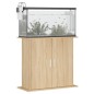 vidaXL Soporte para acuario madera ingeniería roble Sonoma 81x36x73 cm