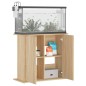 vidaXL Soporte para acuario madera ingeniería roble Sonoma 81x36x73 cm