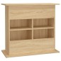 vidaXL Soporte para acuario madera ingeniería roble Sonoma 81x36x73 cm