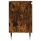 vidaXL Mesitas de noche 2 uds madera ingeniería roble humo 40x30x50 cm vidaXL Mesitas de noche 2 uds madera ingeniería roble humo 40x30x50 cm