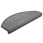 vidaXL Alfombrillas de escalera 10 unidades gris oscuro 65x24x4 cm vidaXL Alfombrillas de escalera 10 unidades gris oscuro 65x24x4 cm