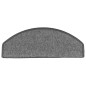 vidaXL Alfombrillas de escalera 10 unidades gris oscuro 65x24x4 cm vidaXL Alfombrillas de escalera 10 unidades gris oscuro 65x24x4 cm
