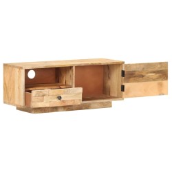 vidaXL Mueble para TV de madera de mango maciza 90x30x35 cm