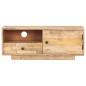 vidaXL Mueble para TV de madera de mango maciza 90x30x35 cm vidaXL Mueble para TV de madera de mango maciza 90x30x35 cm