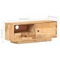 vidaXL Mueble para TV de madera de mango maciza 90x30x35 cm vidaXL Mueble para TV de madera de mango maciza 90x30x35 cm
