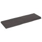 vidaXL Tablero mesa madera tratada borde vivo marrón 120x40x(2-6) cm