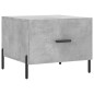 vidaXL Mesa de centro madera de ingeniería gris hormigón 50x50x40 cm vidaXL Mesa de centro madera de ingeniería gris hormigón 50x50x40 cm