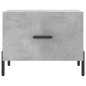 vidaXL Mesa de centro madera de ingeniería gris hormigón 50x50x40 cm vidaXL Mesa de centro madera de ingeniería gris hormigón 50x50x40 cm