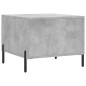 vidaXL Mesa de centro madera de ingeniería gris hormigón 50x50x40 cm vidaXL Mesa de centro madera de ingeniería gris hormigón 50x50x40 cm