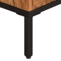 vidaXL Mueble TV madera maciza acacia marrón miel y gris 110x30x50 cm