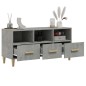 vidaXL Mueble de TV madera de ingeniería gris hormigón 102x36x50 cm vidaXL Mueble de TV madera de ingeniería gris hormigón 102x36x50 cm
